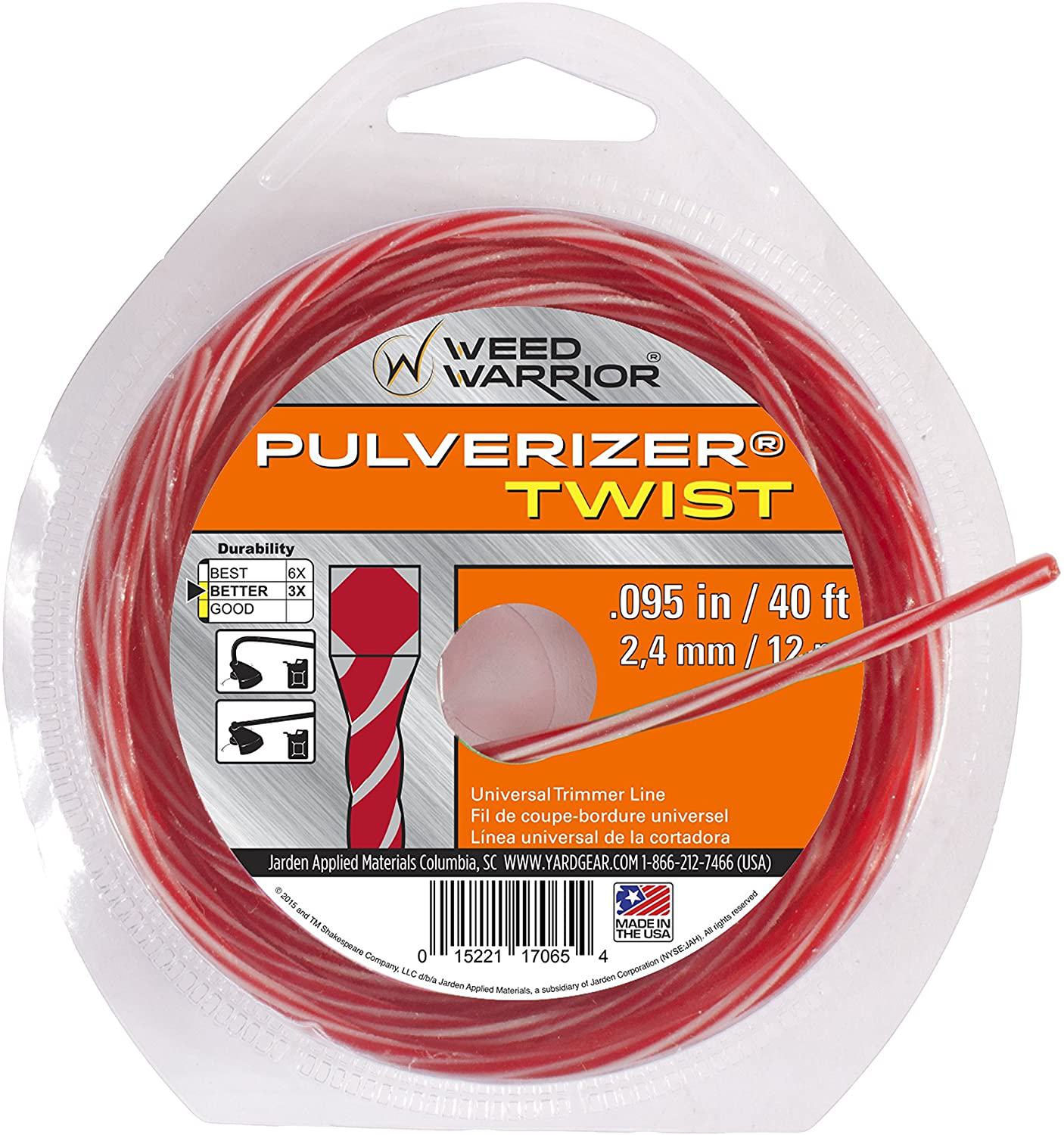Weed Warrior Bi-Component Twist Trimmer Line