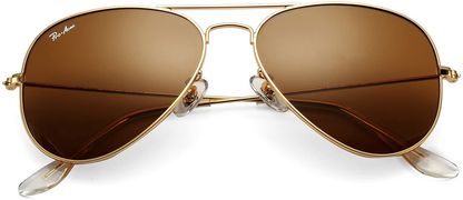 Pro Acme Classic Aviator Sunglasses for Men Women 100% Real Glass Lens