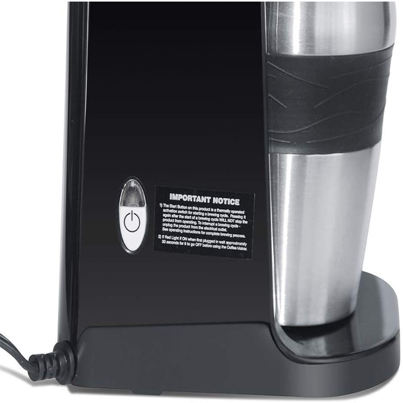 Mixpresso 2-In-1 Single Cup Coffee Maker & 14oz Travel Mug