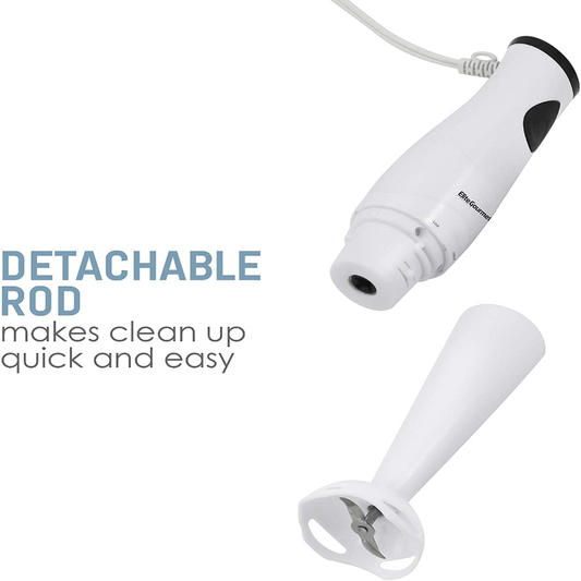 1-Touch Control Electric Immersion Hand Blender, Mixer, Chopper