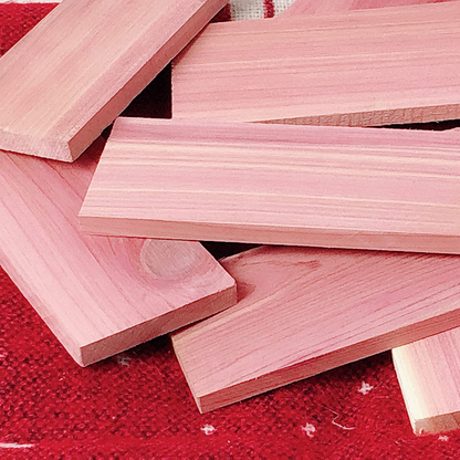 Cedar Space Cedar Blocks for Clothes Storage, 100% Aromatic Red Ceder Blocks, Cedar Planks, Cedar Accessories for Closets Storage, 16 Pcs