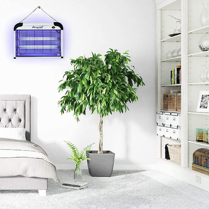 ASPECTEK Powerful 20W Electronic Indoor Insect Killer, Bug Zapper, Fly Zapper, Mosquito Killer-Indoor Use Including Free 2 Pack Replacement Bulbs