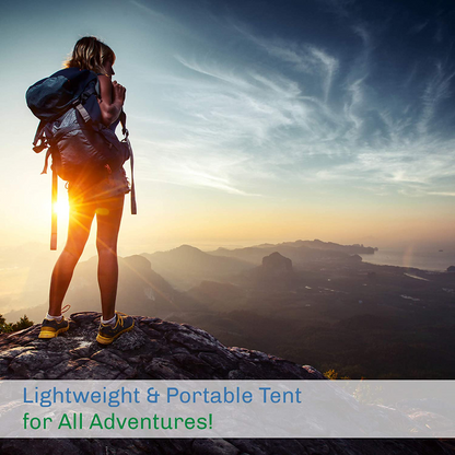2 Person Lightweight Dome Tent With Rain Fly & Carrying Bag