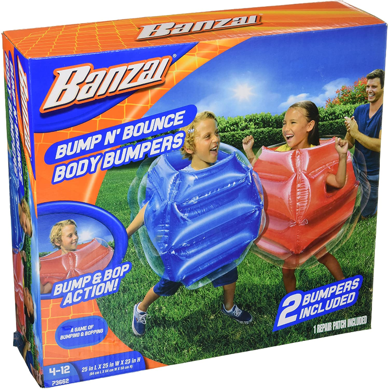 Bump N Bounce Body Bumpers in Red & Blue, 2 Bumpers