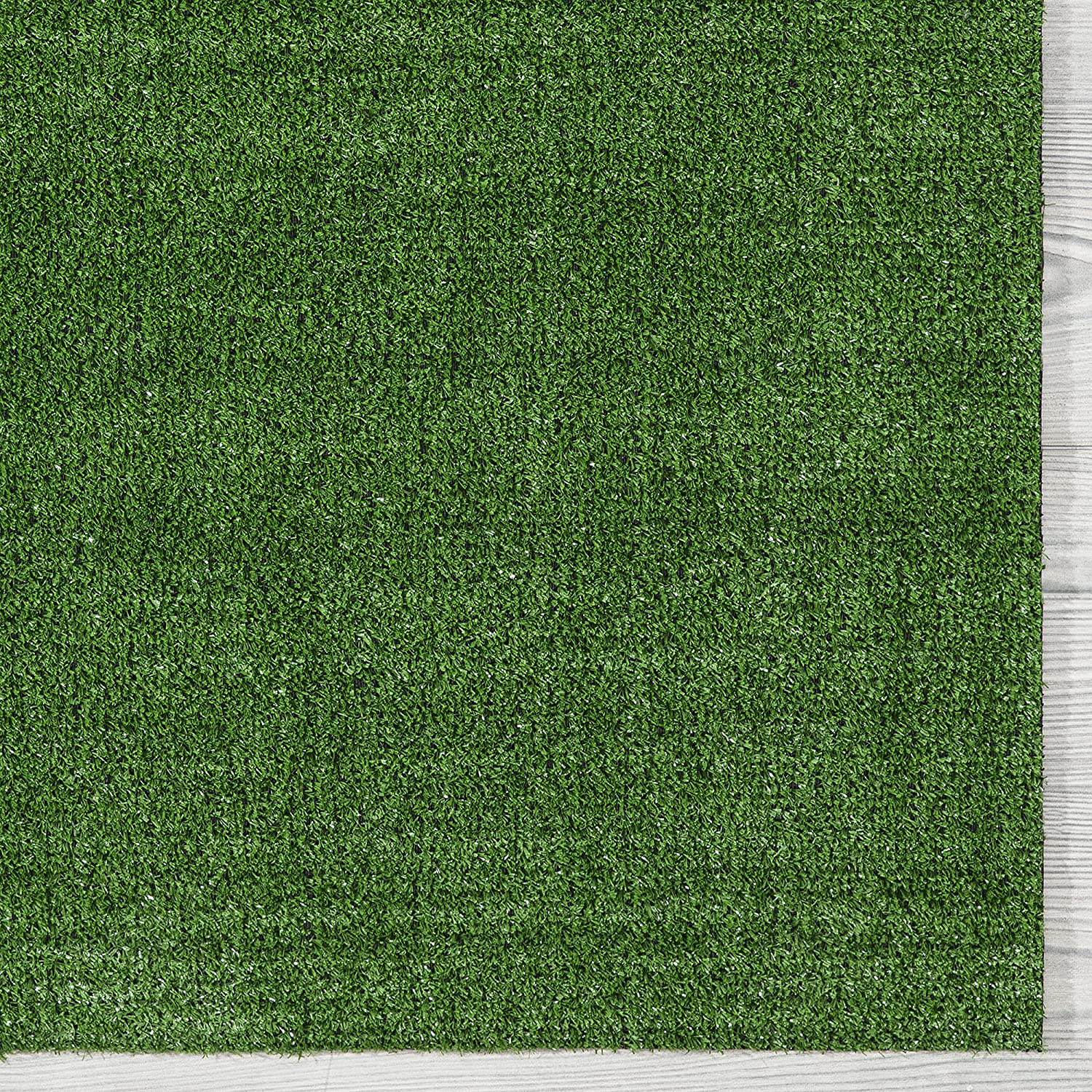 Ottomanson Evergreen Artificial Turf Area Rug, 20" X 59", Green