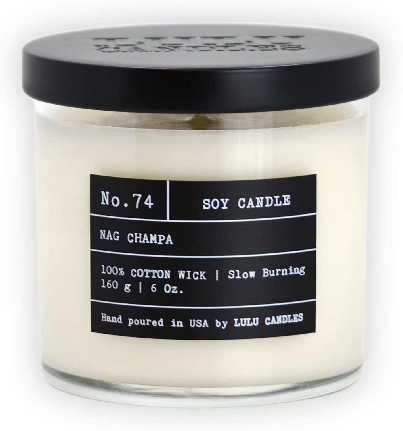 Lulu Candles | Fresh Linen | Luxury Scented Soy Jar Candle | Hand Poured in The USA | Highly Scented & Long Lasting - 2 Pack - 9 Oz. - NO LID