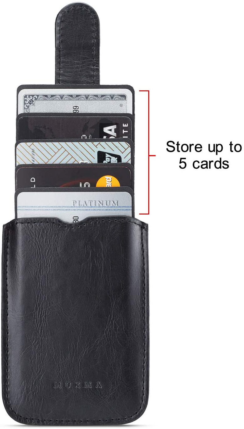 RFID Blocking Phone Card Holder Stick-On Hold up to 5 Cards