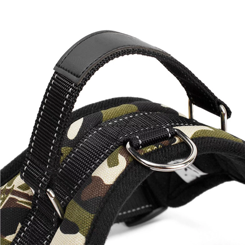  Adjustable No Pull Dog Harness for Large Dog with Belt Buckle