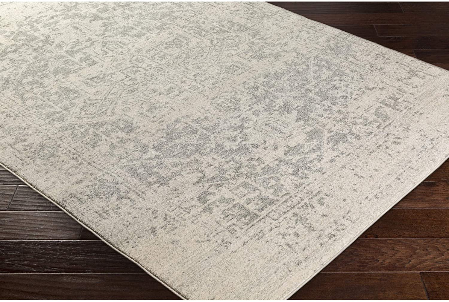 Janine Vintage Medallion Area Rug 2' x 3' Burnt Orange