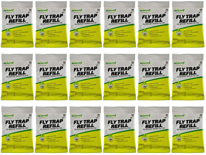 RESCUE! Reusable Fly Trap Refill – Outdoor Use - 18 Pack