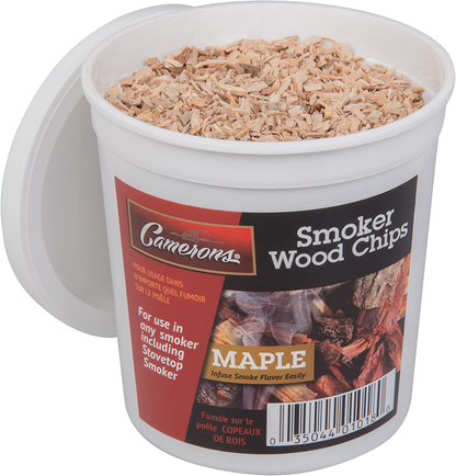 Camerons Smoking Chips- Kiln Dried, 100 Percent Natural Extra Fine Wood Smoker Sawdust Shavings (Apple, 1 Pint) (0.473176 L)