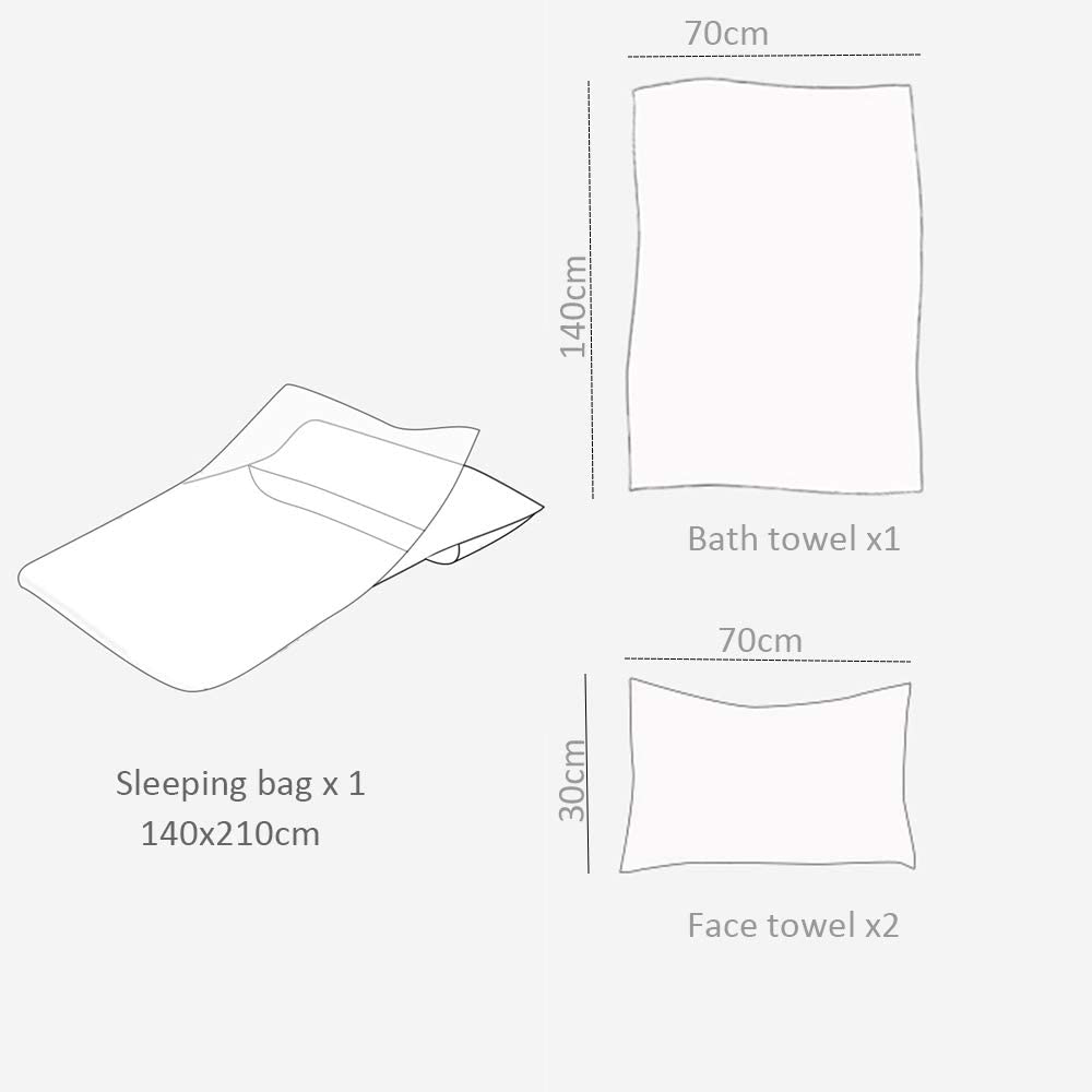 Disposable Sleeping Bag Liner for Travel Hotel Business Trip Use Sleep Bag Portable and Breathable