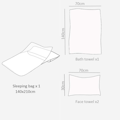 Disposable Sleeping Bag Liner for Travel Hotel Business Trip Use Sleep Bag Portable and Breathable