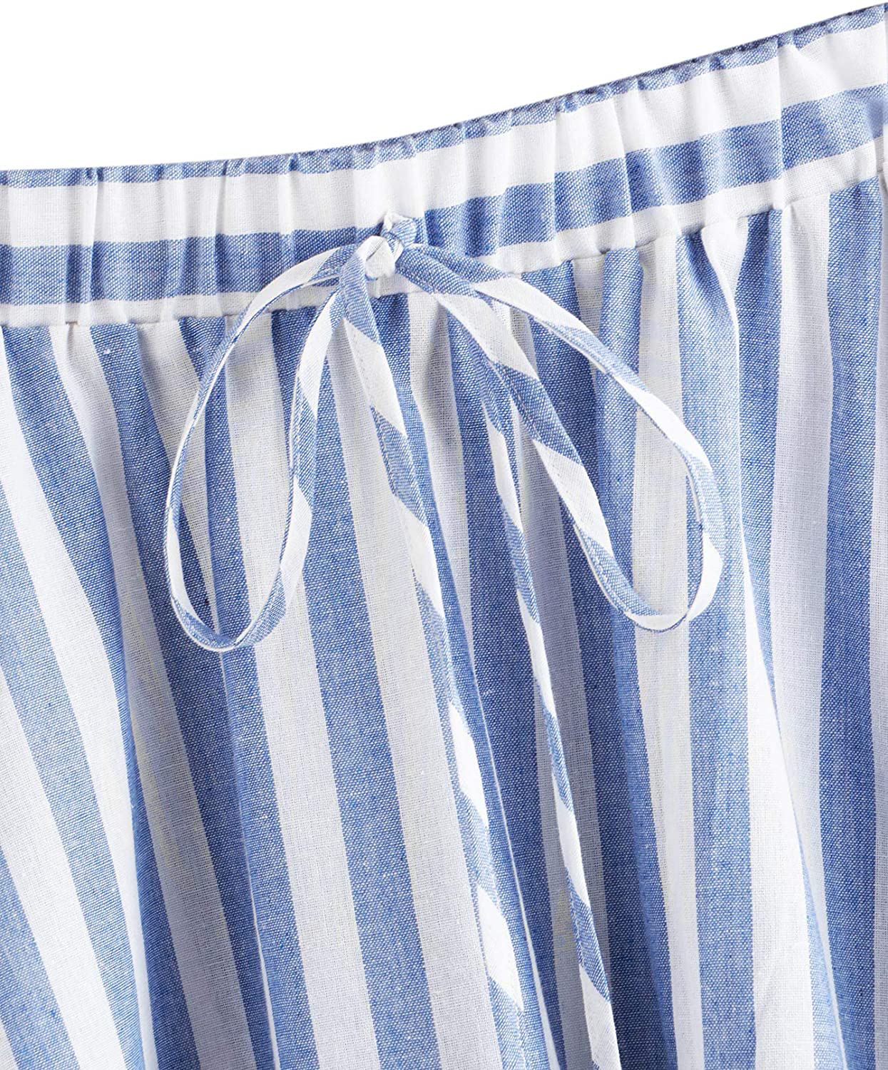 SweatyRocks Women's Casual High Waist Pleated A-Line Midi Skirt with Pocket