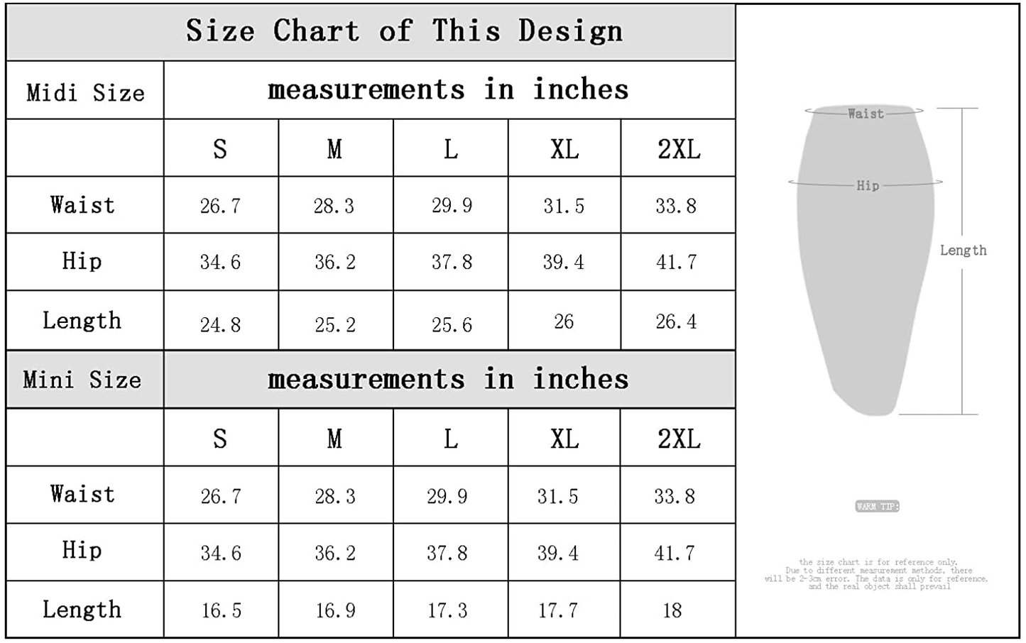 Urban CoCo Women s Elastic Waist Stretch Bodycon Midi Pencil Skirt