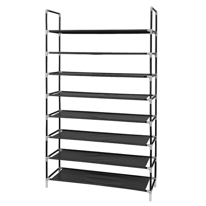 8-Tier Shoe Rack Tower Shelf - Holds 32 Pairs 