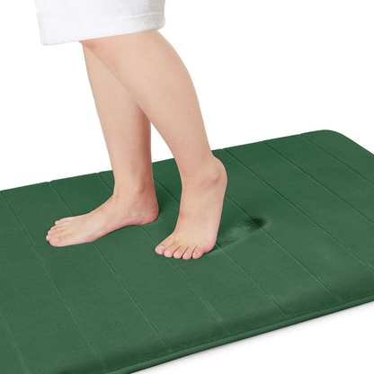 Memory Foam Bath Mat Rug, Comfortable, Soft, Super Water Absorption, Machine Wash, Non-Slip for Bathroom 