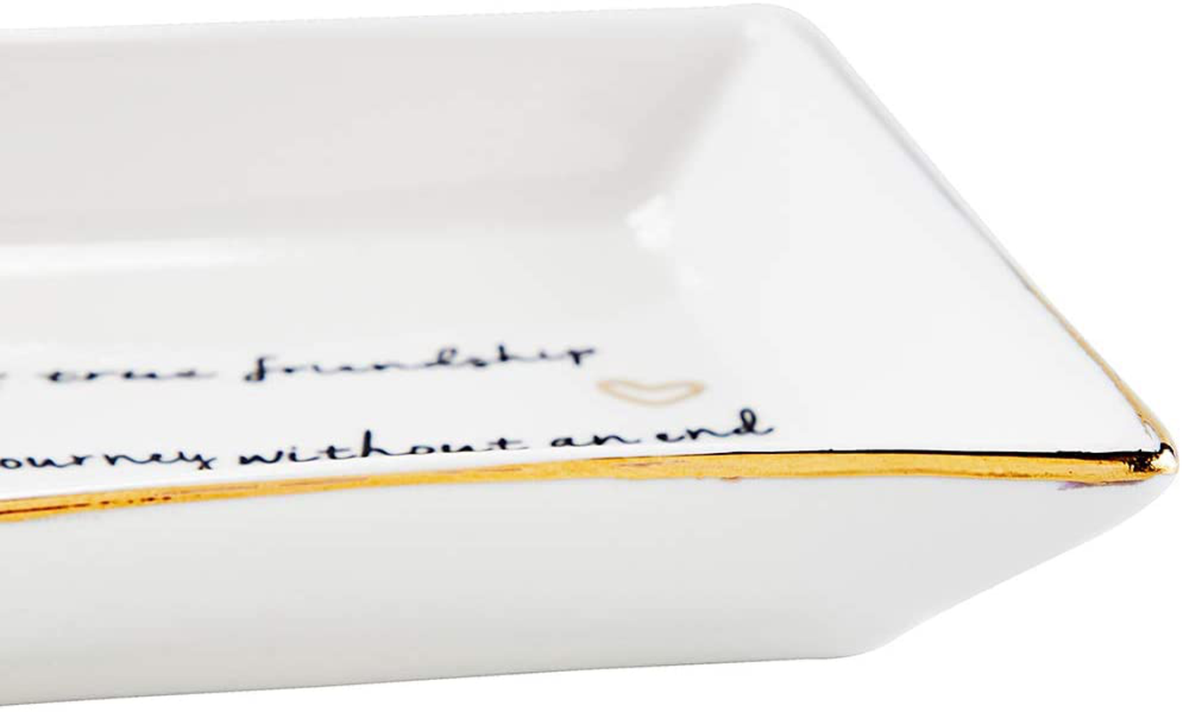 Mother Gifts From Daughter,Daughter Birthday Gift from Mother, Ring Trinket Dish-Mothers and Daughters Never Truly Apart, Maybe in Distance But Never in Heart