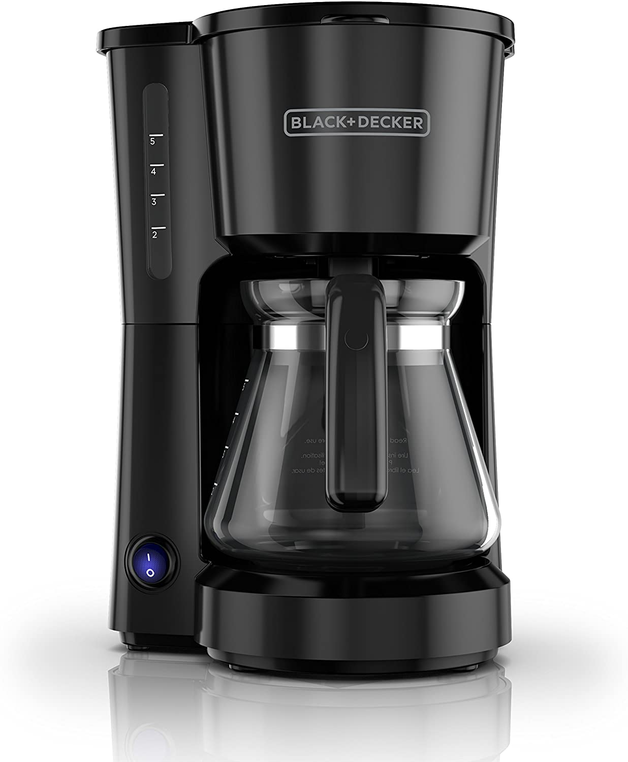 BLACK+DECKER CM0755S, 5-Cup, Silver