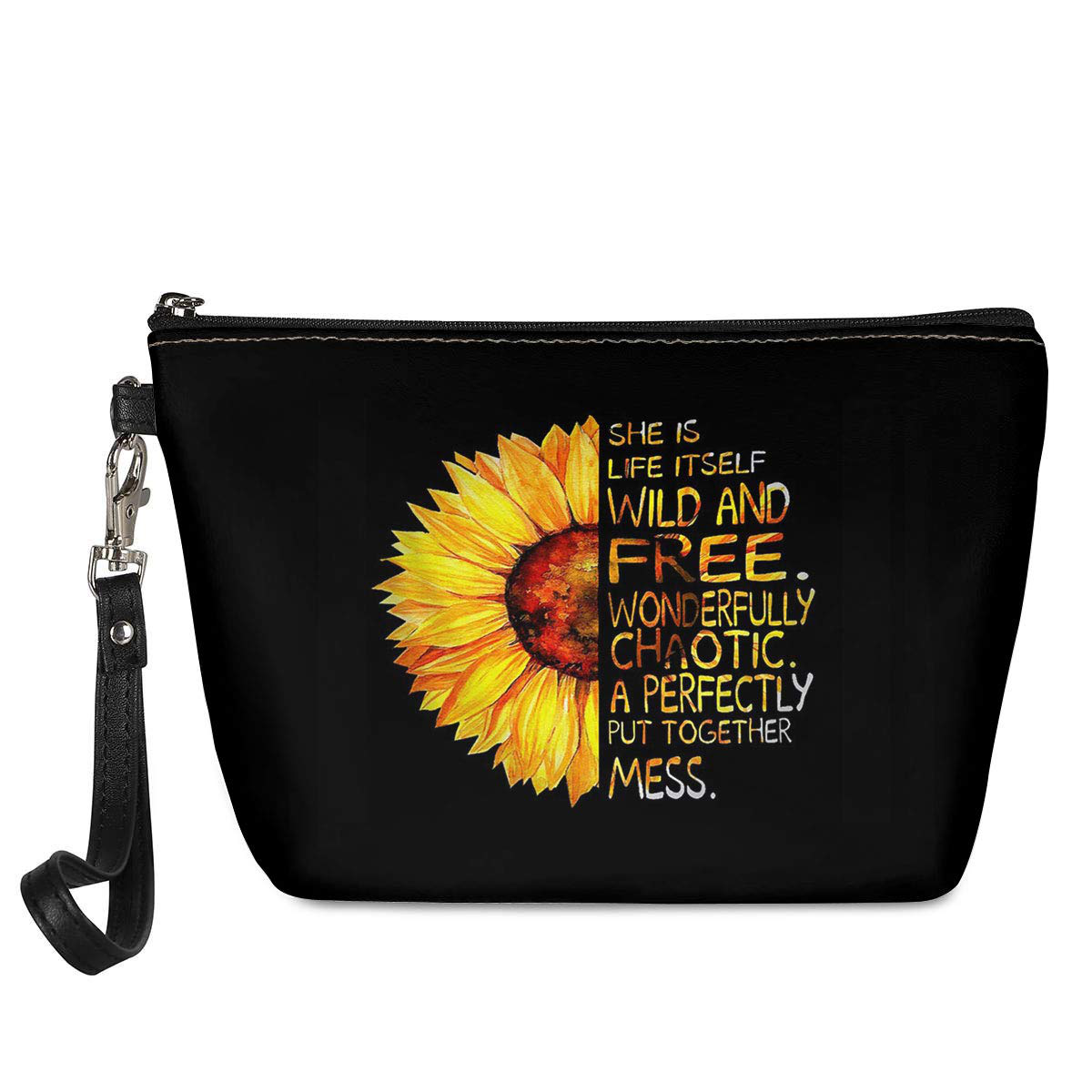 Cosmetic Bag Makeup Bag Zipper Pencil Clutch