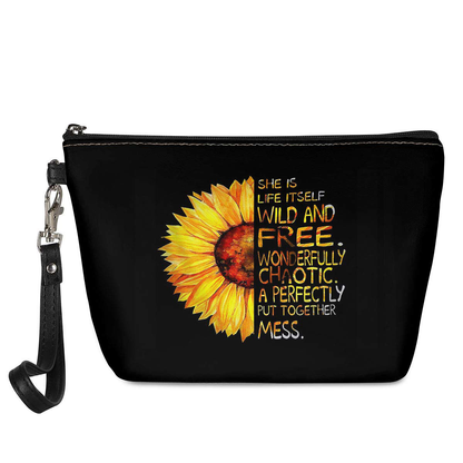 Cosmetic Bag Makeup Bag Zipper Pencil Clutch