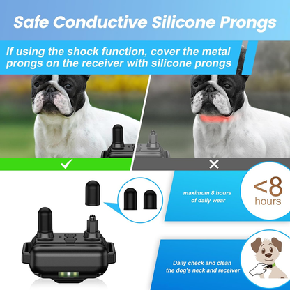 Dog Training Collar with 7 Training Modes, 2600Ft Remote Electronic Dog Shock Collar