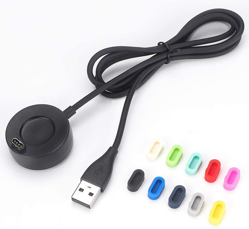 2 Pack Charger Compatible with Garmin Vivoactive 3 4 4S/ Fenix 5 / Fenix 6 6S 6X / Venu Sq Music