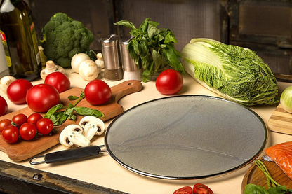 Grease Splatter Screen for Frying Pan 13" - Stops 99% of Hot Oil Splash - Protects Skin from Burns - Splatter Guard for Cooking - Iron Skillet Lid Keeps Kitchen Clean - Stainless Steel