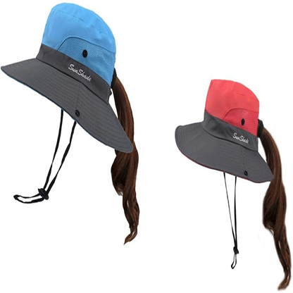 Fishing Sun Bucket Hat for Men or Women 3” Wide Brim UPF 50+