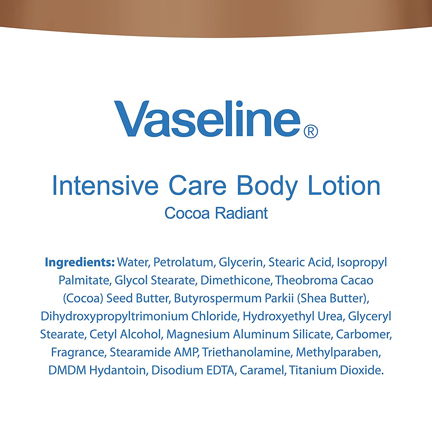 Vaseline Intensive Care Body Lotion, Cocoa Radiant, 20.3 Fl Oz (Pack of 3)