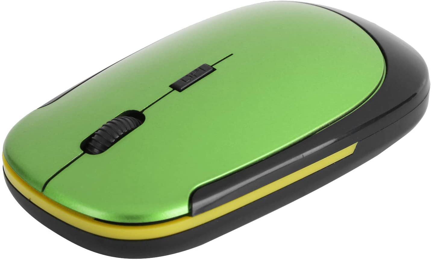 Wireless Mouse 2.4G Wreless Frequency Hopping Adjustable Optical USB Receiver Notebook Computer Accessories 1600dpi Silent Micro Motion Design Lightweight and Portable(Red)