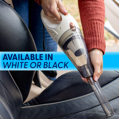 THISWORX Car Vacuum Cleaner - Portable, High Power, Handheld Vacuums w/ 3 Attachments, 16 Ft Cord & Bag - 12v, Auto Accessories Kit for Interior Detailing - Black