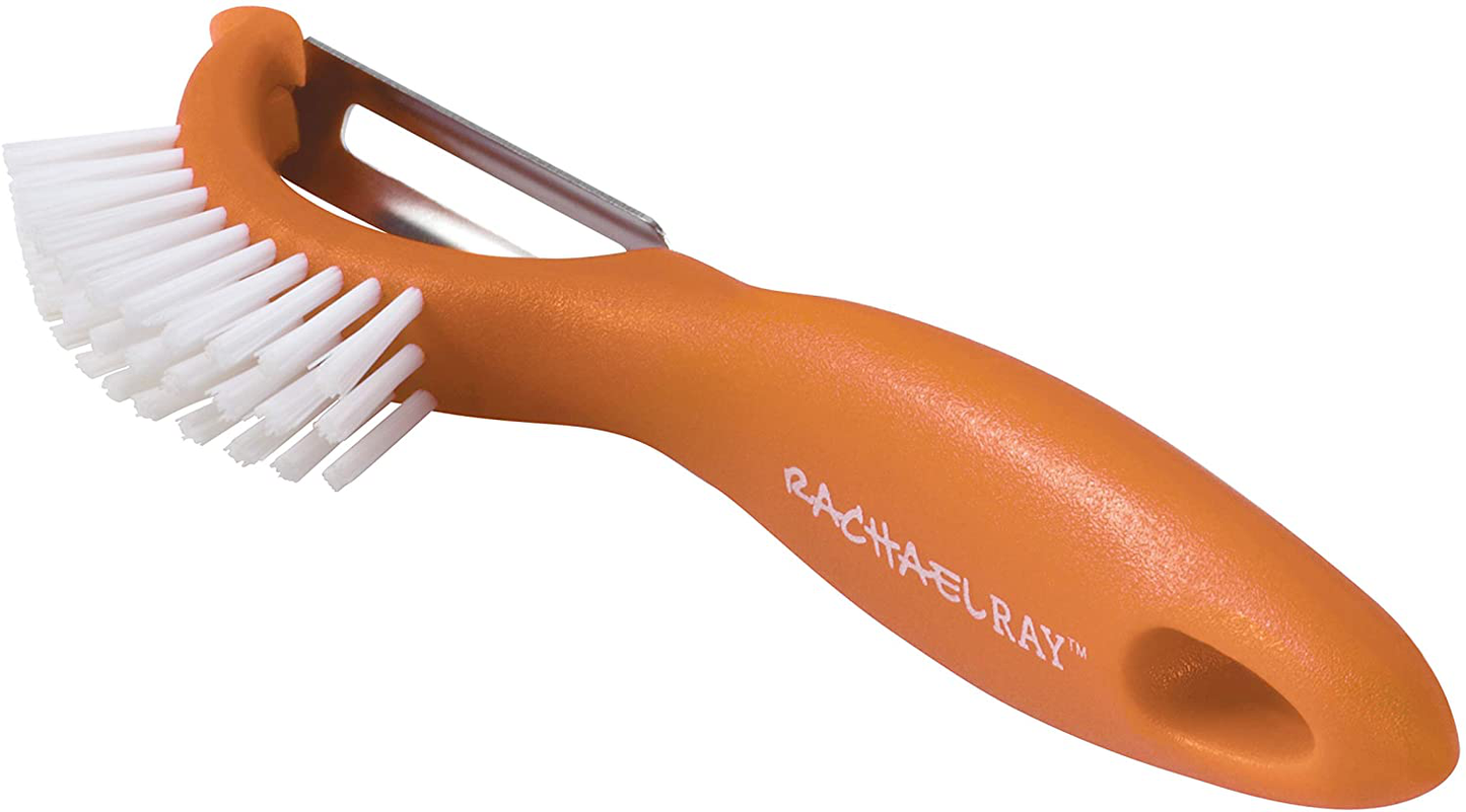 3 in 1 Vegetable/Fruit Peeler with Brush