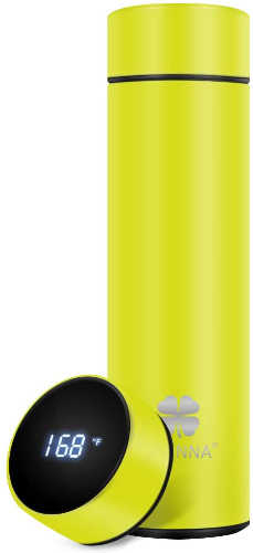 Stainless Steel Travel Mug With LED Temperature Display
