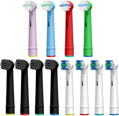 Electric Toothbrush Replacement Heads Compatible with Oral B Precision Clean Electric Toothbrush Soft Bristles Brush Heads