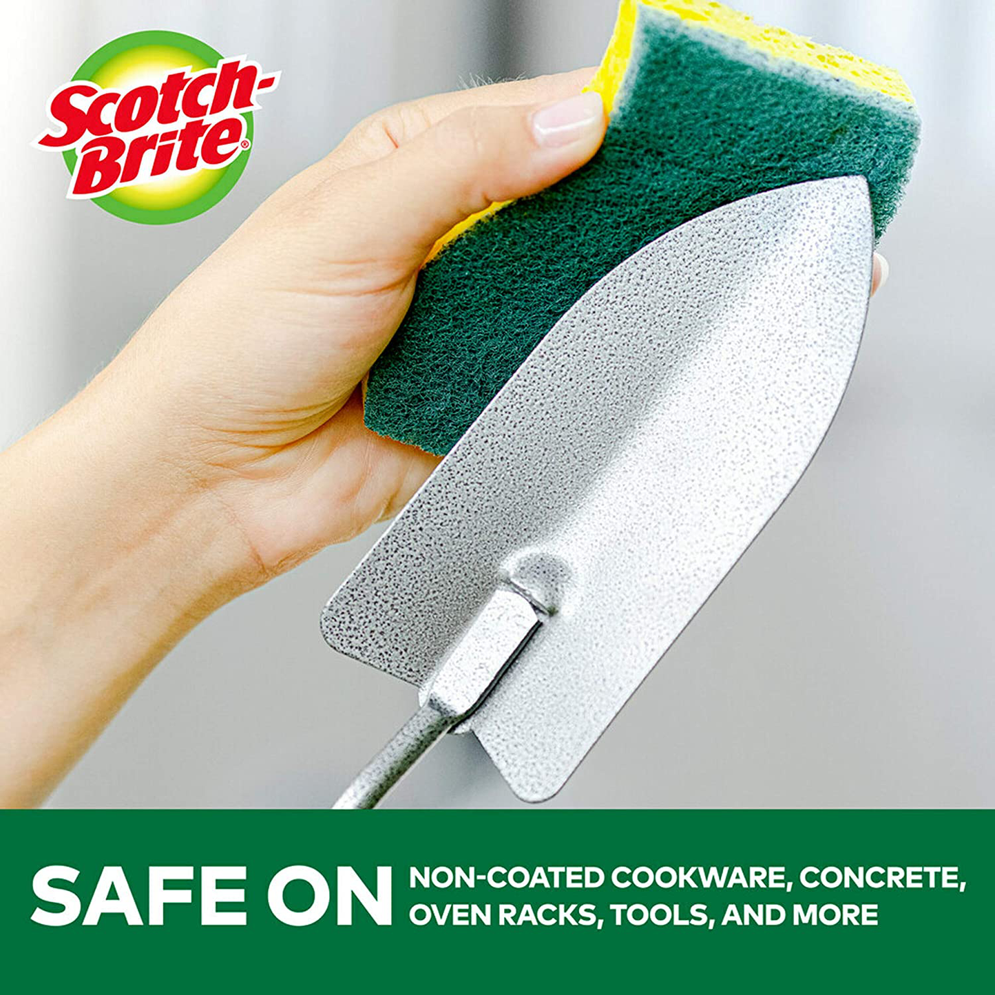 Scotch-Brite Heavy Duty Scrub Sponges, 9 Scrub Sponges, Stands Up to Stuck-on Grime