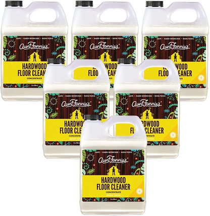 Aunt Fannie's Hardwood Floor Cleaner, Bright Lemon (6-Pack)