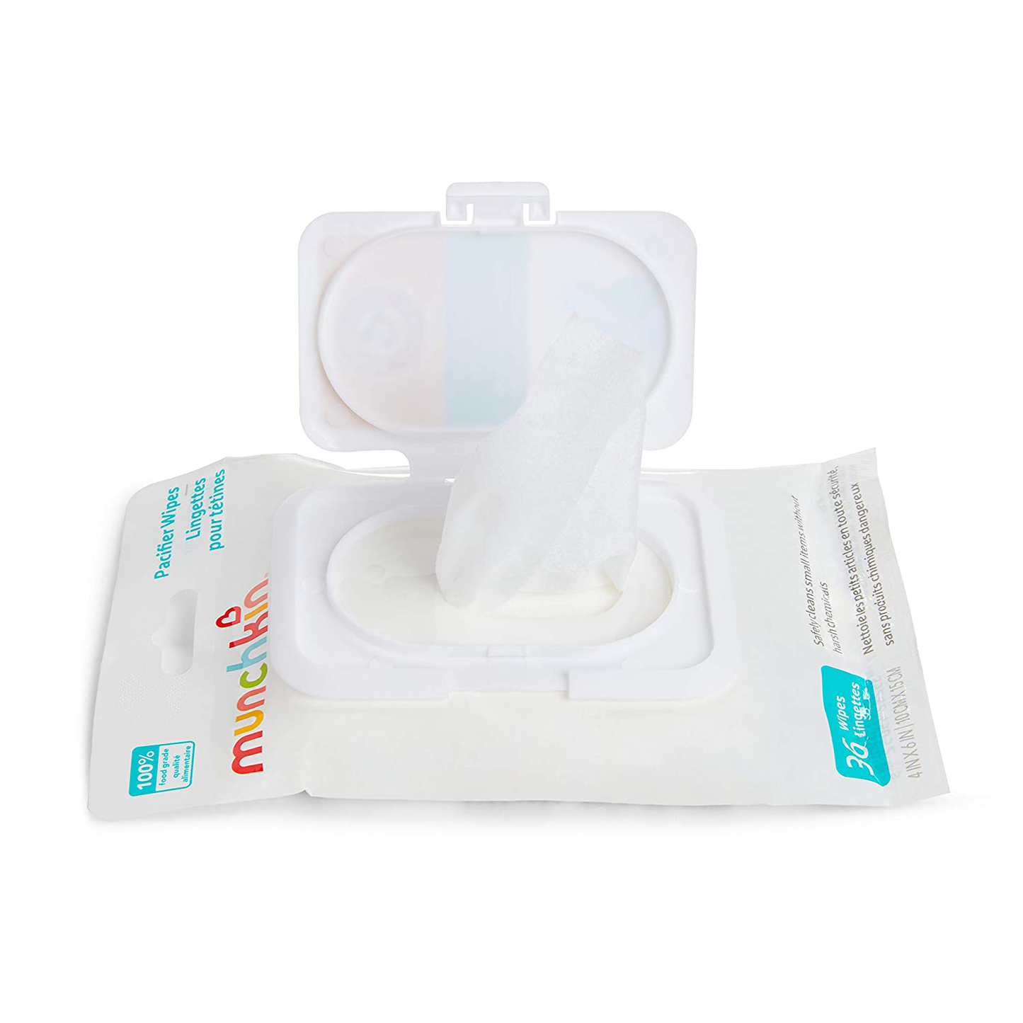 Munchkin Arm & Hammer Pacifier Wipes, 1 Pack, 36 Wipes