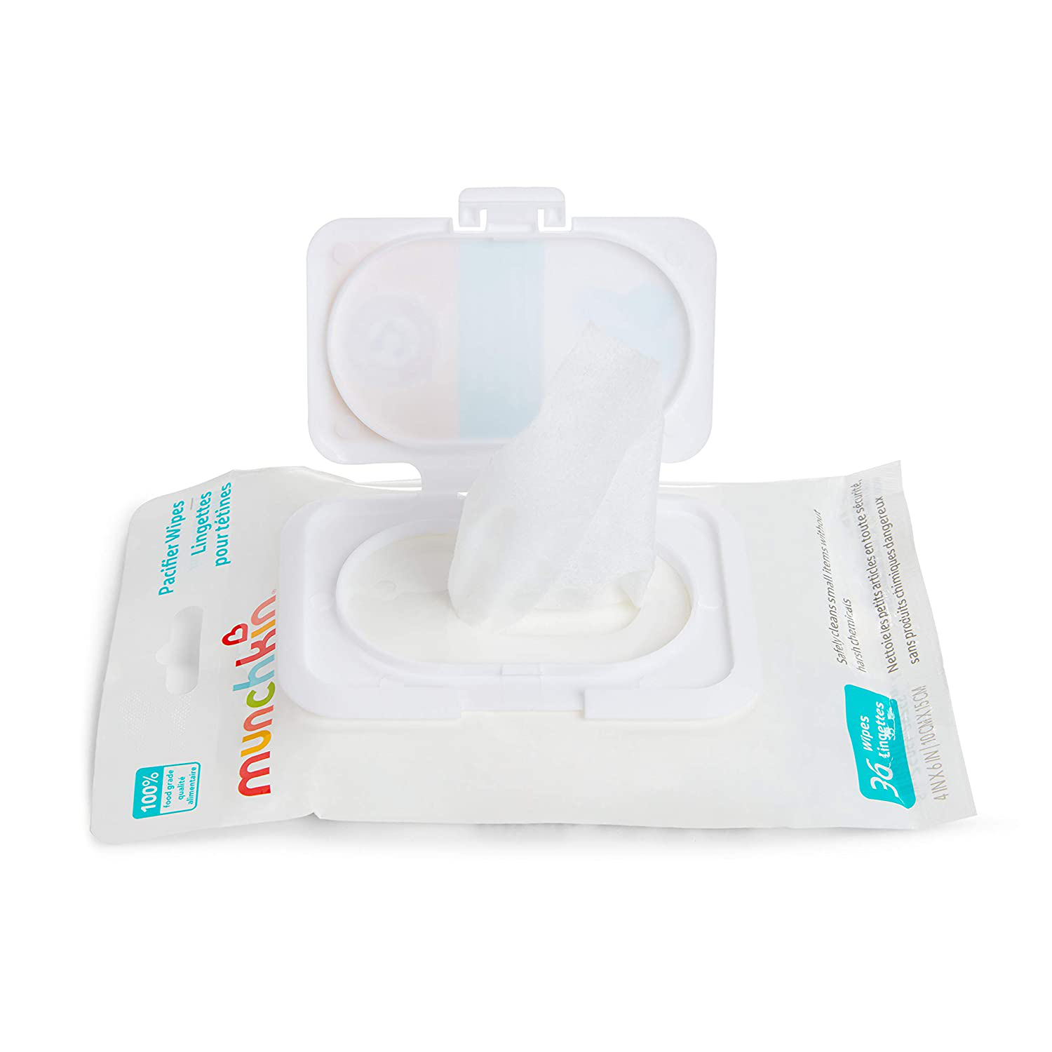 Munchkin Arm & Hammer Pacifier Wipes, 1 Pack, 36 Wipes