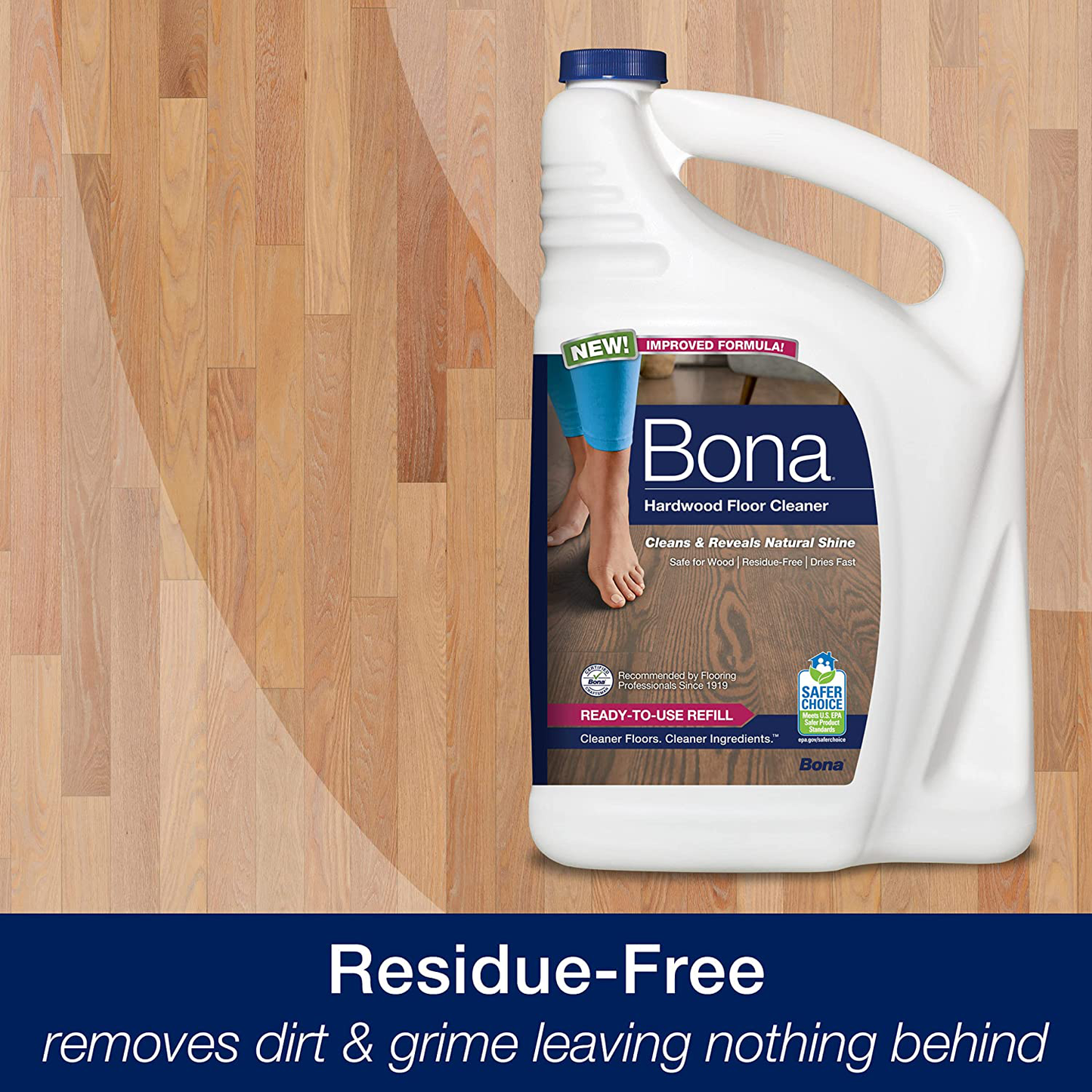 Bona Refill Hardwood Floor Cleaner, 128 Fl Oz (Pack of 1)