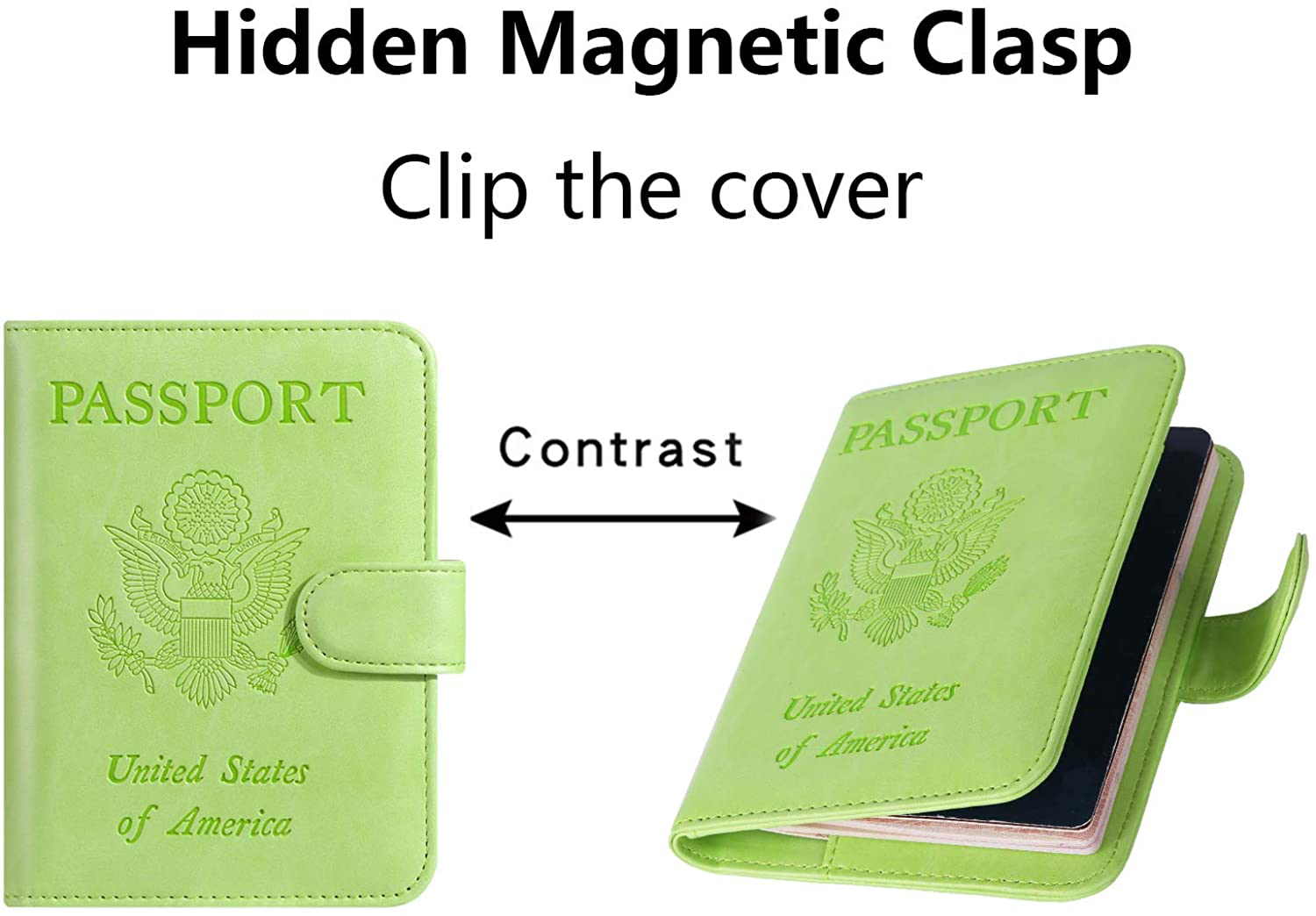 Passport Holder Cover Wallet RFID Blocking Leather Card Case Travel Accessories for Women Men