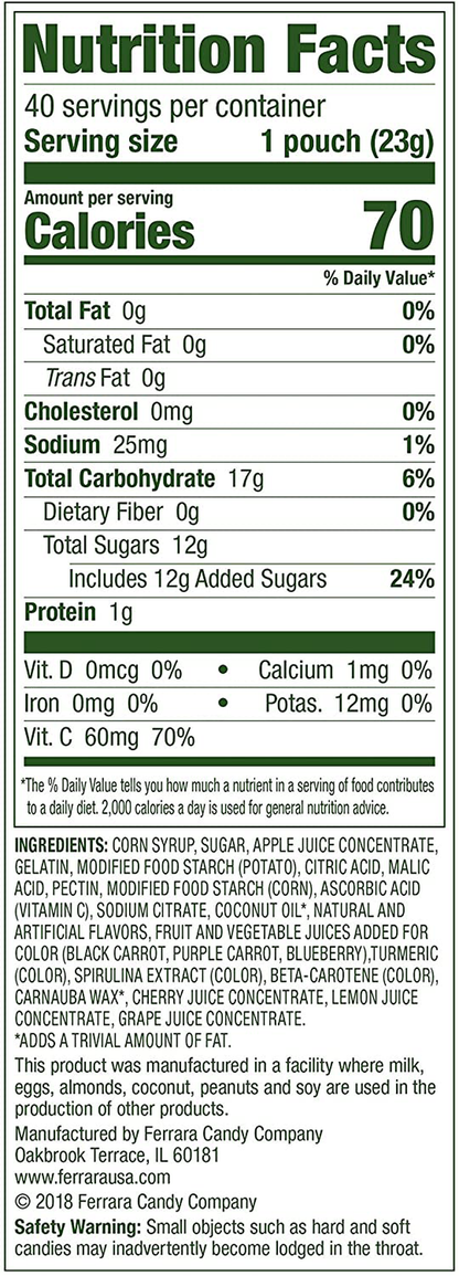 Fruit Snacks Juicy Bursts, Mixed Fruit