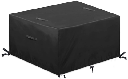 ESSORT Outdoor Furniture Cover Waterproof Patio Table Covers, 4-6 Seats Heavy Duty Windproof Square Garden Table Sofa Cover, UV-Resistan (83.5''x48.4''x29'')