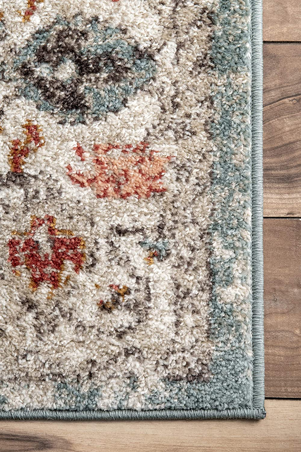 nuLOOM Rose Persian Vintage Area Rug, 3' x 5', Beige