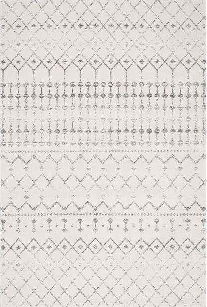 nuLOOM Moroccan Blythe Accent Rug, 2' x 3', Grey/Off-white