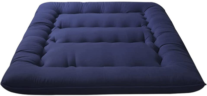 Japanese Floor Mattress Futon Mattress, Thicken Tatami Mat Sleeping Pad Foldable Roll Up Mattress Boys Girls Dormitory Mattress Pad Kids Floor Lounger Bed Couches and Sofas, Coffee, Twin Size