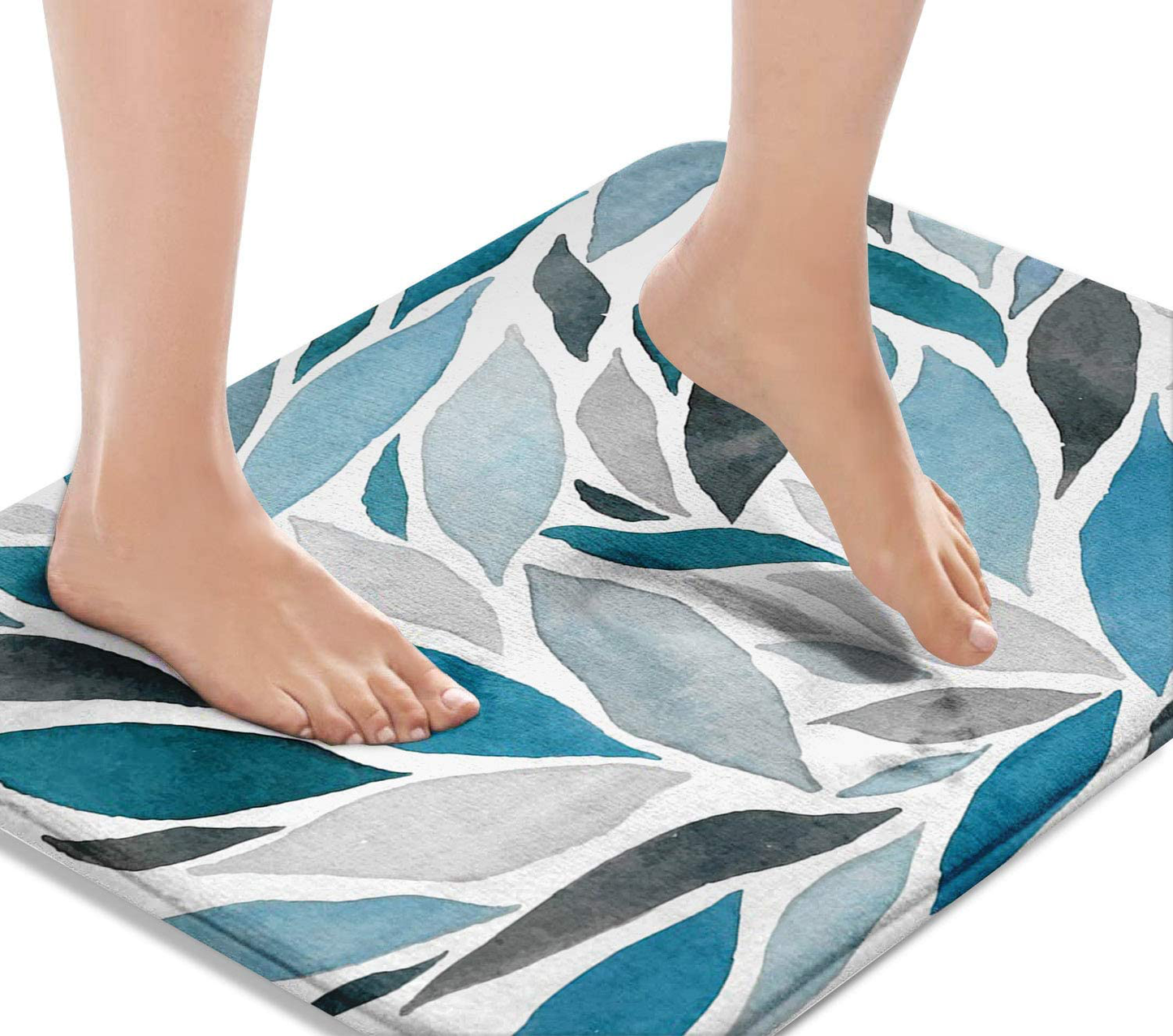 Bath Mats for Bathroom, Bathroom Mats Rugs Non-Slip,  Washable Cover 