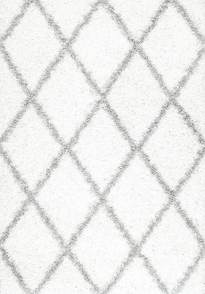 nuLOOM Tess Cozy Soft & Plush Modern Area Rug, 6' Round, White