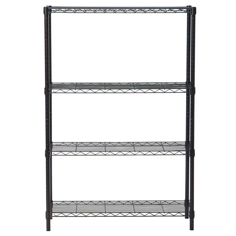4 Layer Adjustable Wire Shelving Rack - Metal Garage Storage, 35''L X 14''W X 55''H
