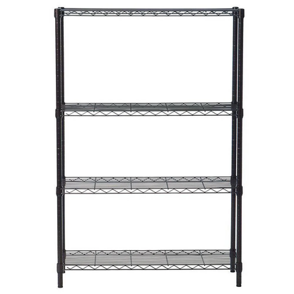 4 Layer Adjustable Wire Shelving Rack - Metal Garage Storage, 35''L X 14''W X 55''H